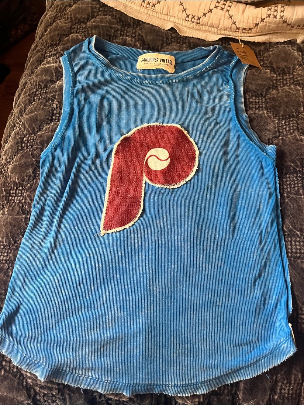 Women’s Vintage Style Philadelphia Phillies Stretchy Tank